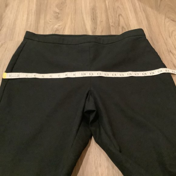 Vince Camuto Black Ponte Split Hem Cropped Pant Size Large - Picture 11 of 14